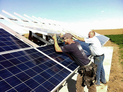 Iowa solar installation